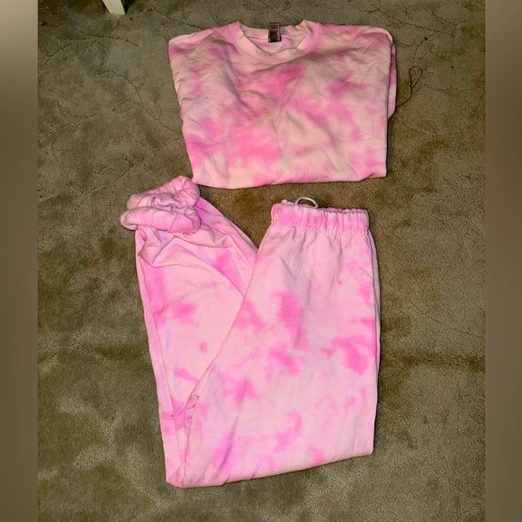 Tie dye matching sweat set - Picture 1 of 4